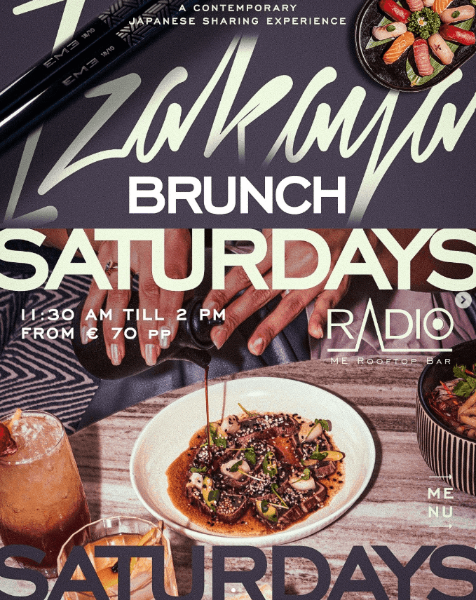 IZAKAYA BRUNCH AT RADIO ROOFTOP